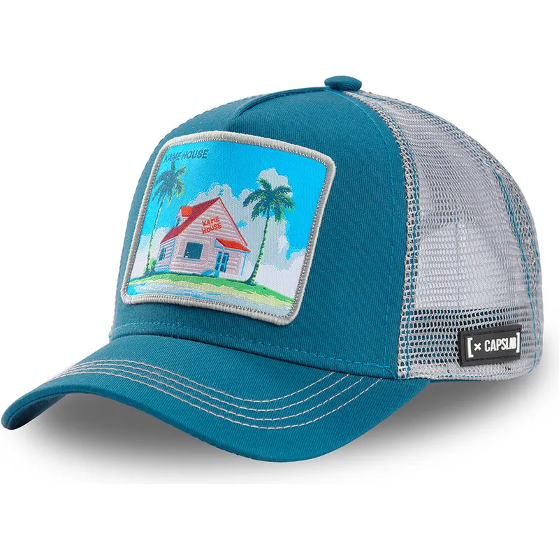 kasketter-buet-bla-snapback-kame-house-dragon-ball-af-capslab kasketter-buet-bla-snapback-kame-house-dragon-ball-af-capslab