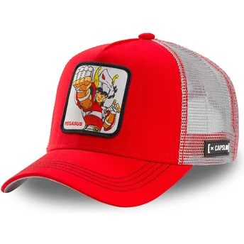 rod-og-hvid-seiya-pegaso-peg1-trucker-kasket-saint-seiya-de-hellige-riddere-af-zodiaken-fra-capslab