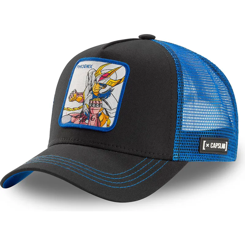 kasketter-buet-sort-snapback-ikki-ikki-fra-foniks-saint-seiya-zodiac-ridderne-af-capslab