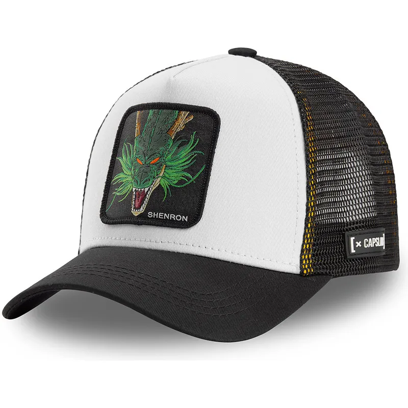 gorra-trucker-hvid-og-sort-shenron-shen2-dragon-ball-fra-capslab