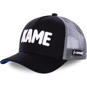sort-og-gra-kame-dragon-ball-trucker-kasket-fra-capslab