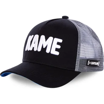 sort-og-gra-kame-dragon-ball-trucker-kasket-fra-capslab