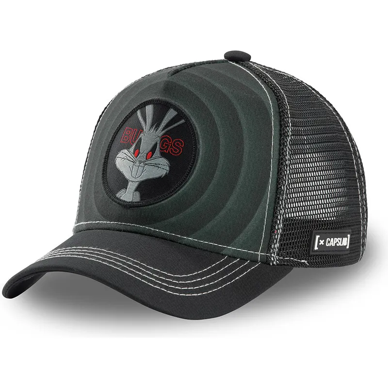 kasketter-buet-sort-snapback-bugs-bunny-looney-tunes-af-capslab