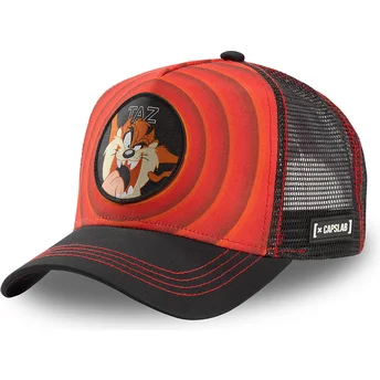 kasketter-buet-rod-snapback-diablo-tasmansk-djaevel-looney-tunes-af-capslab