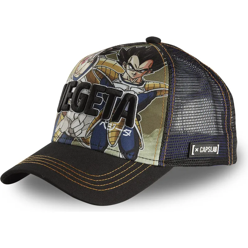 kasketter-buet-sort-snapback-vegeta-dragon-ball-af-capslab