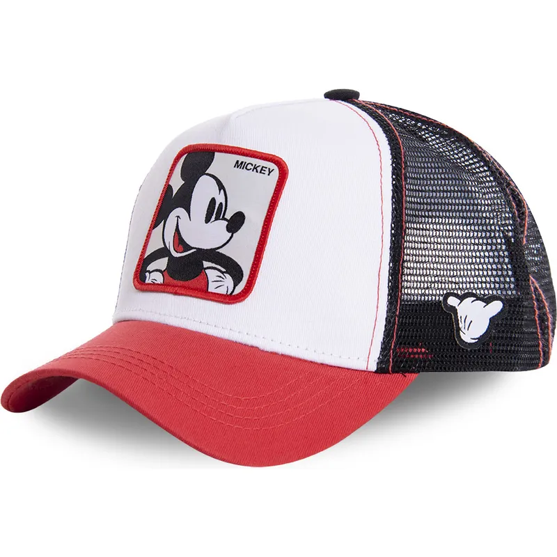 gorra-trucker-hvid-sort-og-rod-til-dreng-mickey-mouse-kidmic4-disney-fra-capslab