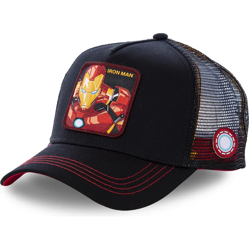 sort-trucker-kasket-til-dreng-iron-man-kidiro2-marvel-comics-fra-capslab