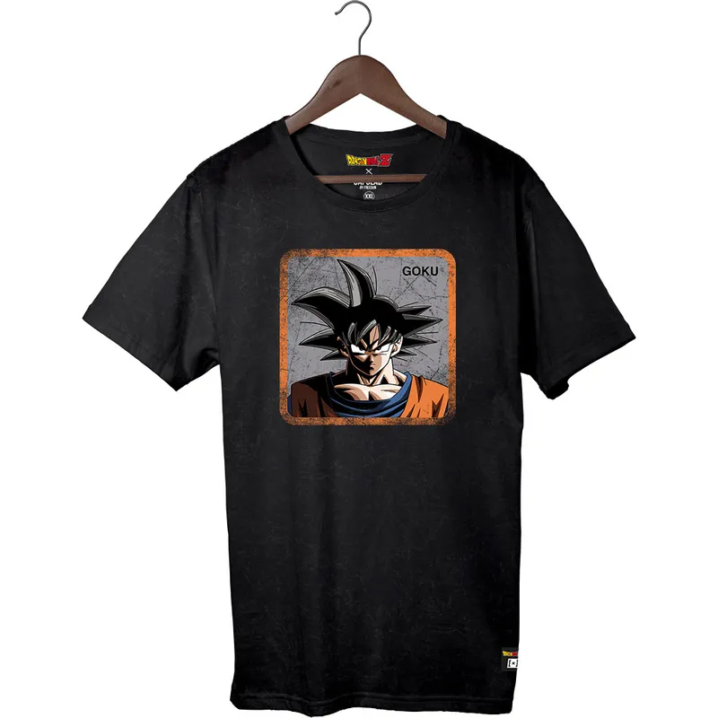 sort-kortaermet-t-shirt-son-goku-tscgok1-dragon-ball-fra-capslab