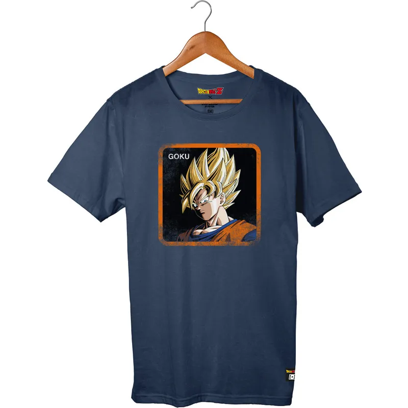 t-shirt-kort-aerme-sort-son-goku-dragon-ball-af-capslab