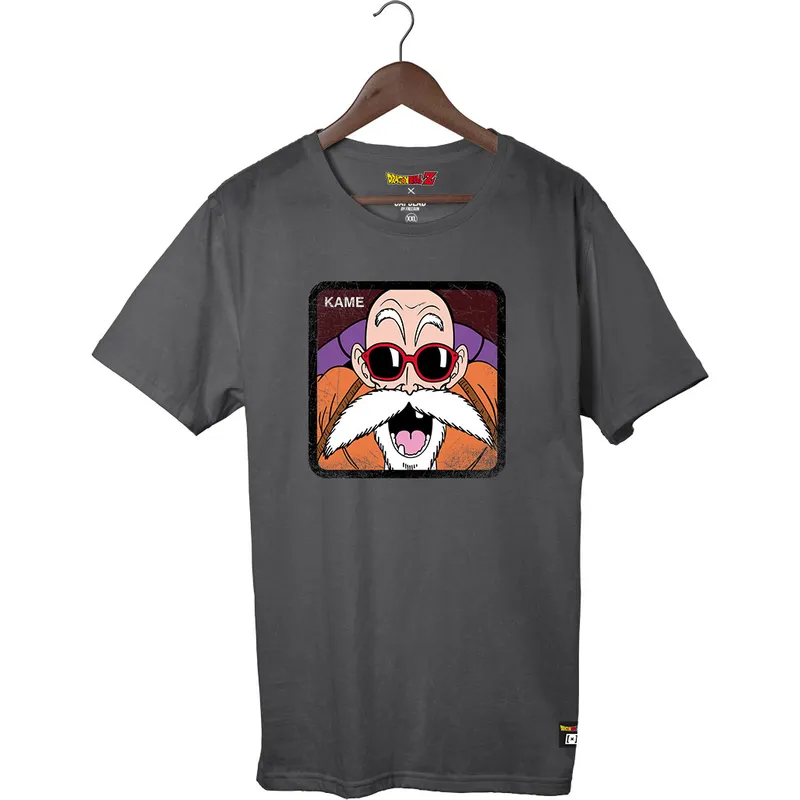 gra-kortaermet-t-shirt-master-roshi-tsctor2-dragon-ball-fra-capslab