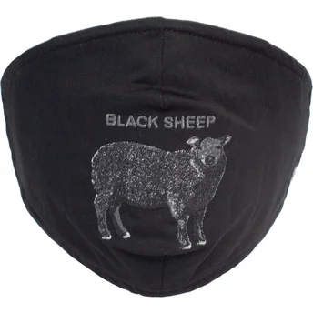 masker-og-beskyttelse-sort-fra-mascarilla-reutilizable-negra-oveja-sheep-rock-the-farm-af-goorin-bros
