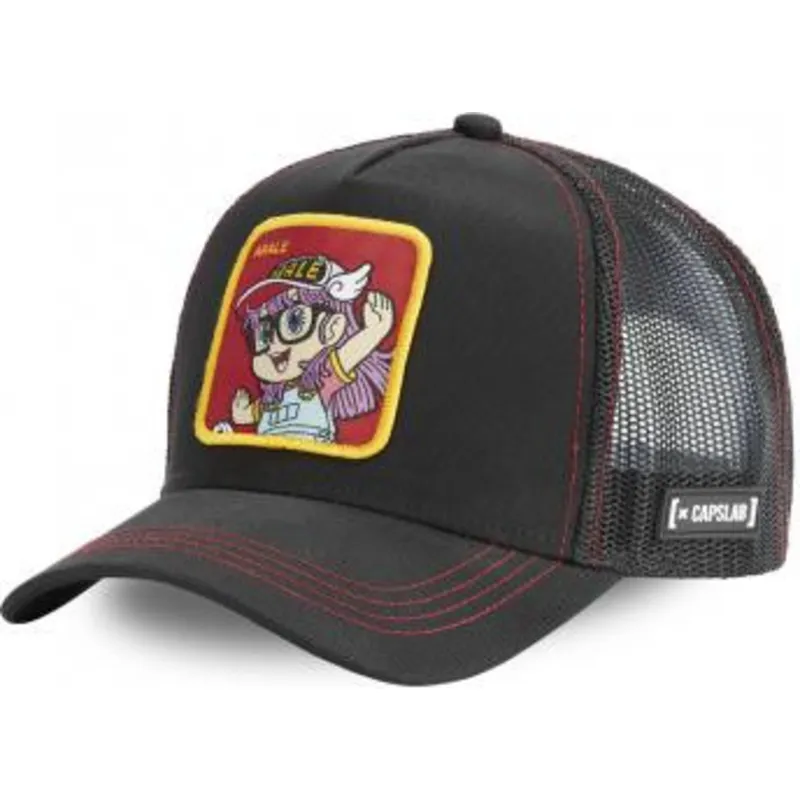 kasketter-buet-sort-snapback-arale-norimaki-dr-slump-af-capslab kasketter-buet-sort-snapback-arale-norimaki-dr-slump-af-capslab