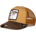 kasketter-buet-brun-snapback-the-farm-af-goorin-bros