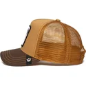 kasketter-buet-brun-snapback-the-farm-af-goorin-bros