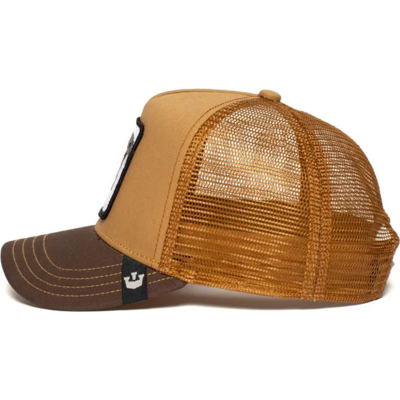 kasketter-buet-brun-snapback-the-farm-af-goorin-bros kasketter-buet-brun-snapback-the-farm-af-goorin-bros