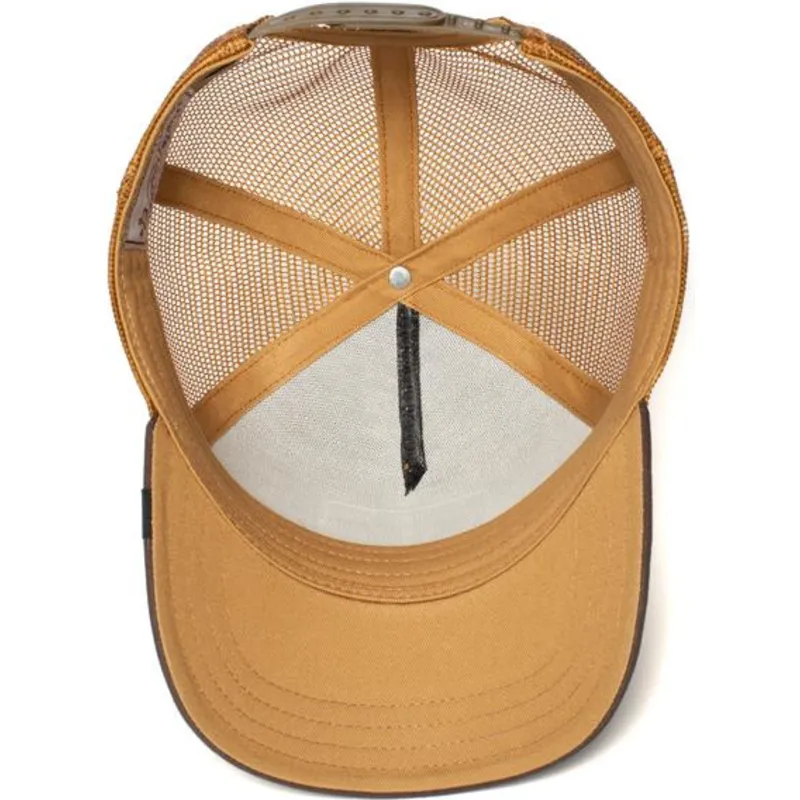 kasketter-buet-brun-snapback-the-farm-af-goorin-bros kasketter-buet-brun-snapback-the-farm-af-goorin-bros
