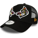 sort-truckerkasket-wolf-tattoo-pack-a-frame-fra-new-era