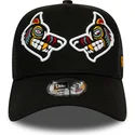 sort-truckerkasket-wolf-tattoo-pack-a-frame-fra-new-era