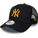 new-york-yankees-mlb-league-essential-a-frame-navybla-trucker-cap-med-orange-logo-fra-new-era