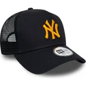 new-york-yankees-mlb-league-essential-a-frame-navybla-trucker-cap-med-orange-logo-fra-new-era