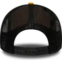 orange-trucker-cap-with-black-logo-league-essential-a-frame-new-york-yankees-mlb-by-new-era