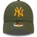 new-era-new-york-yankees-mlb-9forty-league-essential-justerbar-gron-buet-kasket-med-orange-logo