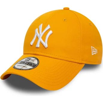 new-era-mlb-new-york-yankees-9forty-league-essential-justerbar-gul-buet-skygge-kasket