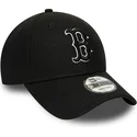 kasketter-buet-sort-justerbar-rem-9forty-diamond-era-essential-fra-boston-red-sox-mlb-af-new-era