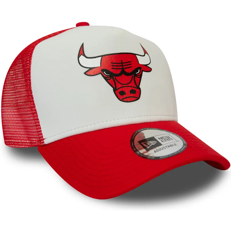 chicago-bulls-nba-new-era-team-colour-block-a-frame-hvid-og-rod-trucker-kasket