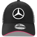 kasketter-buet-sort-justerbar-rem-9forty-tonal-esports-fra-mercedes-formula-1-af-new-era