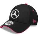 sort-justerbar-9forty-draft-esports-kasket-fra-mercedes-formula-1-af-new-era