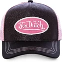 sort-og-lyserod-trucker-kasket-flak-bla-fra-von-dutch