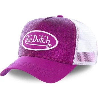 kasketter-buet-rosa-snapback-af-von-dutch