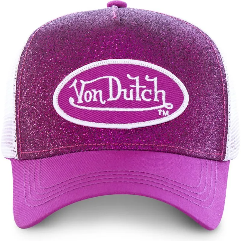 kasketter-buet-rosa-snapback-af-von-dutch