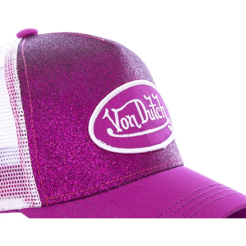 kasketter-buet-rosa-snapback-af-von-dutch