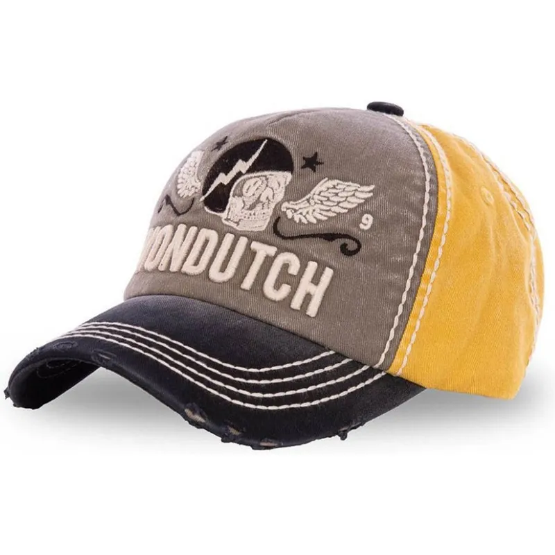 kasketter-buet-gra-justerbar-rem-af-von-dutch