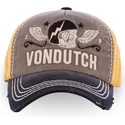 kasketter-buet-gra-justerbar-rem-af-von-dutch