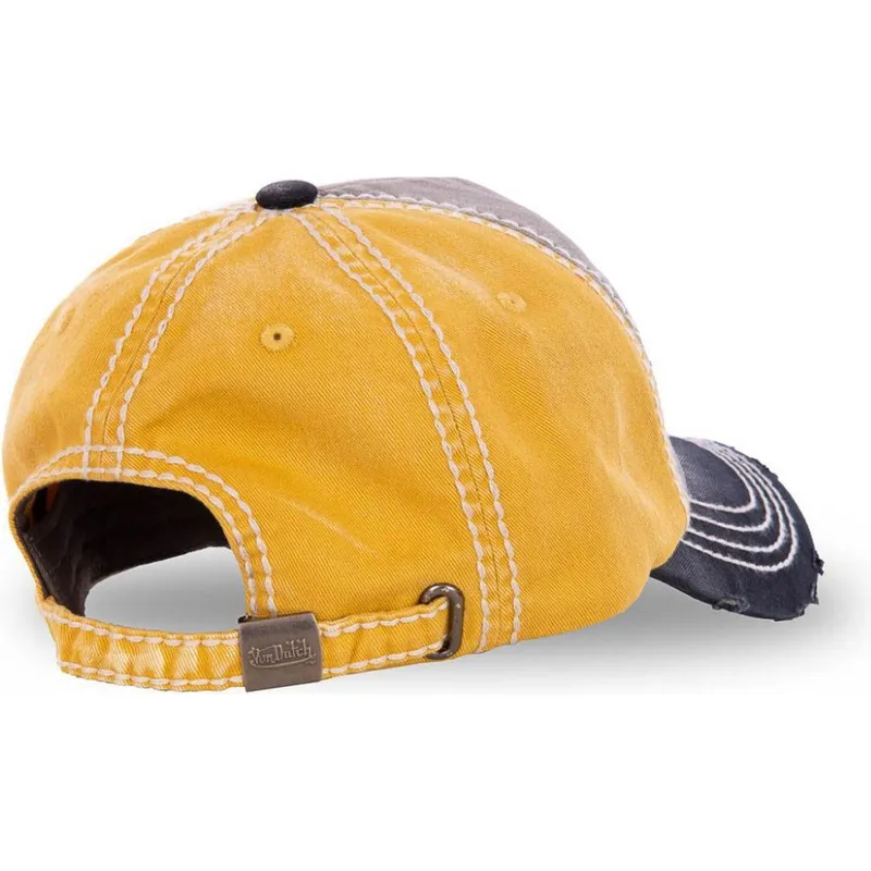 kasketter-buet-gra-justerbar-rem-af-von-dutch