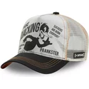capslab-daffy-duck-loo-duc1-looney-tunes-white-and-black-trucker-hat