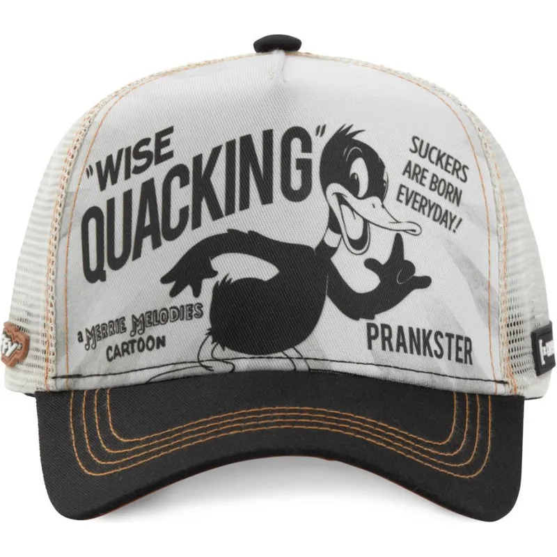 kasketter-buet-hvid-snapback-anders-and-looney-tunes-af-capslab