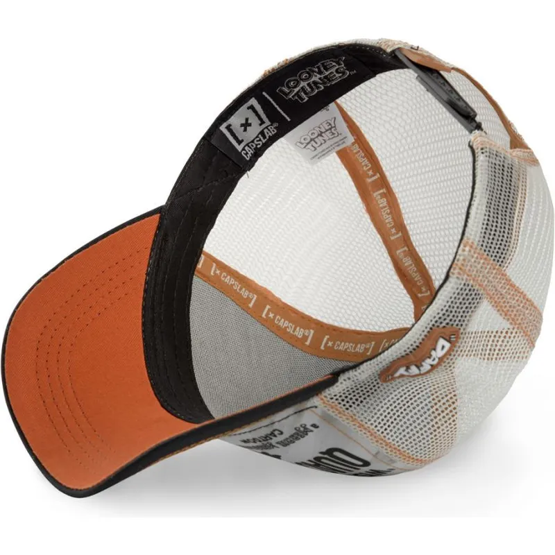 kasketter-buet-hvid-snapback-anders-and-looney-tunes-af-capslab