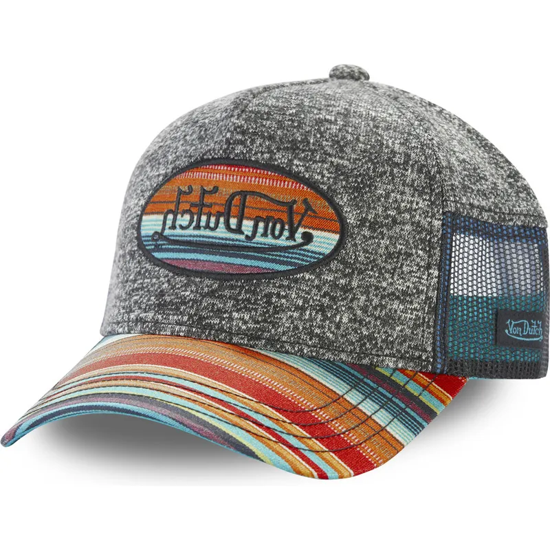 kasketter-buet-gra-snapback-af-von-dutch
