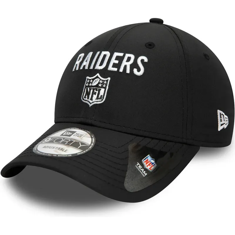 kasketter-buet-sort-justerbar-rem-9forty-team-flag-fra-las-vegas-raiders-nfl-af-new-era