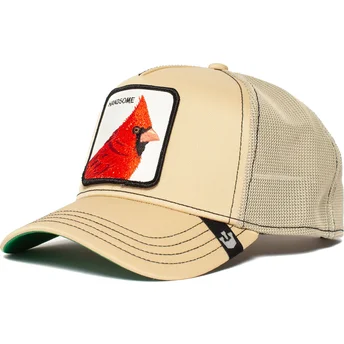 goorin-bros-handsome-boy-khaki-trucker-kasket-med-fugl