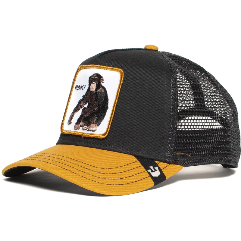 sort-og-gul-trucker-kasket-til-dreng-little-monkey-af-goorin-bros