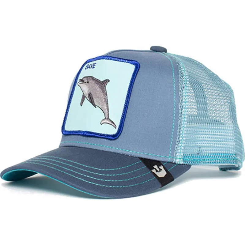 kasketter-buet-bla-snapback-til-barn-the-farm-af-goorin-bros