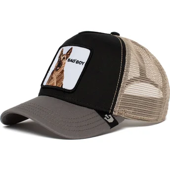 sort-og-gra-trucker-kasket-med-schaeferhunden-bouncer-fra-goorin-bros