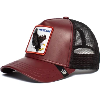 rod-og-sort-trucker-kasket-med-orn-big-bird-fra-goorin-bros