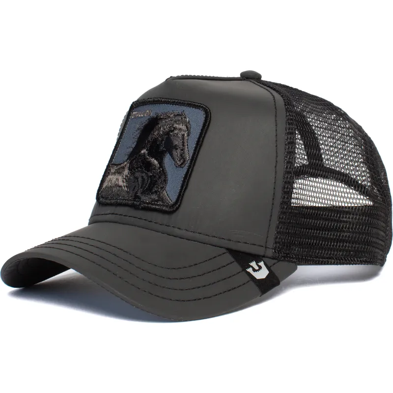 kasketter-buet-sort-snapback-the-farm-af-goorin-bros