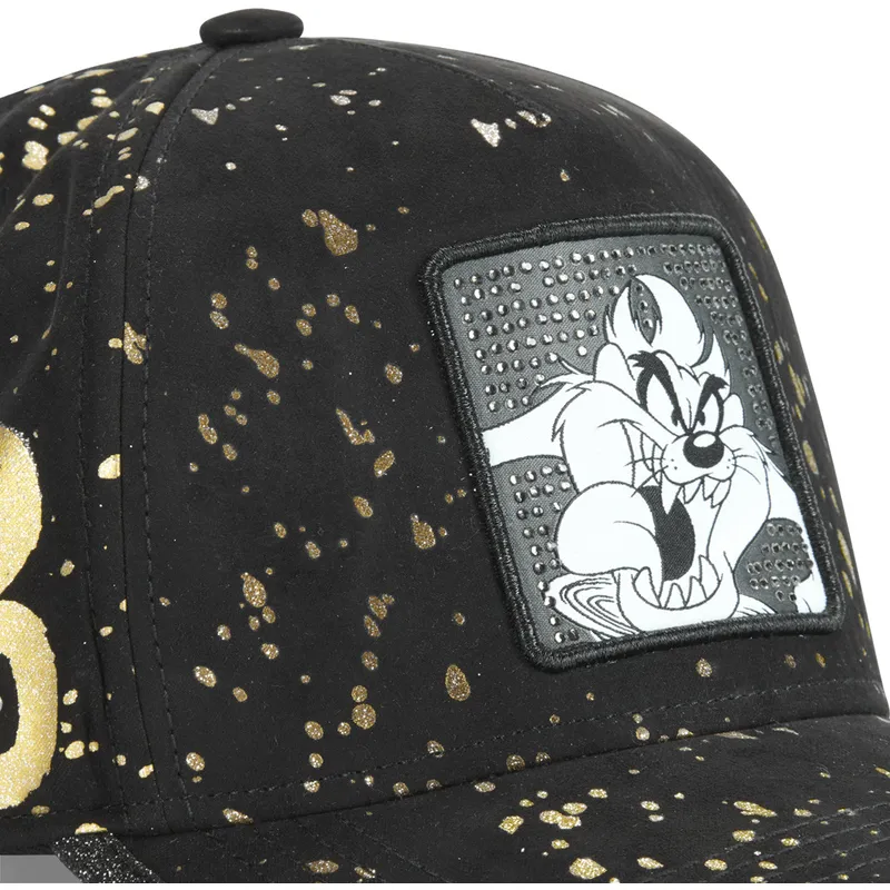 kasketter-buet-sort-justerbar-rem-diablo-tasmansk-djaevel-looney-tunes-af-capslab kasketter-buet-sort-justerbar-rem-diablo-tasmansk-djaevel-looney-tunes-af-capslab